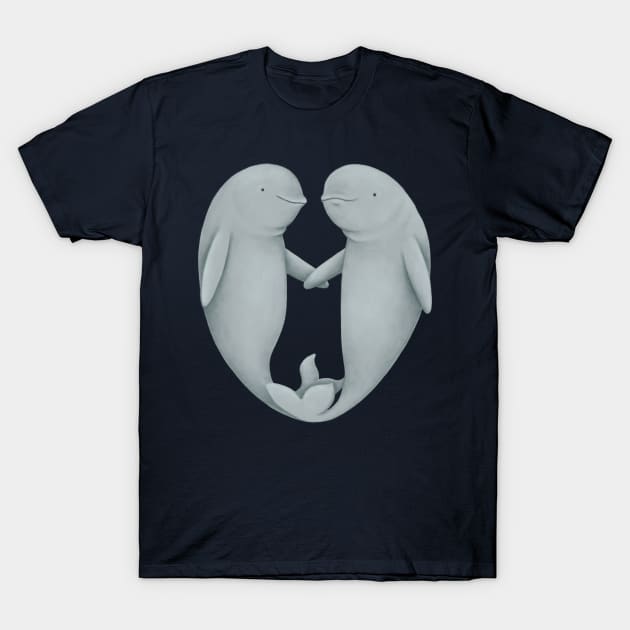 Beluga Love T-Shirt by Sophie Corrigan